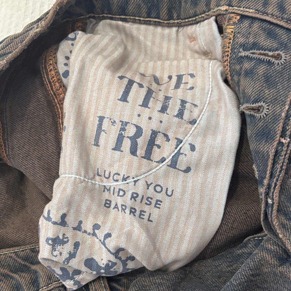 We The Free Good Luck mid-rise barrel Brandon archive grey - Picture 6 of 10